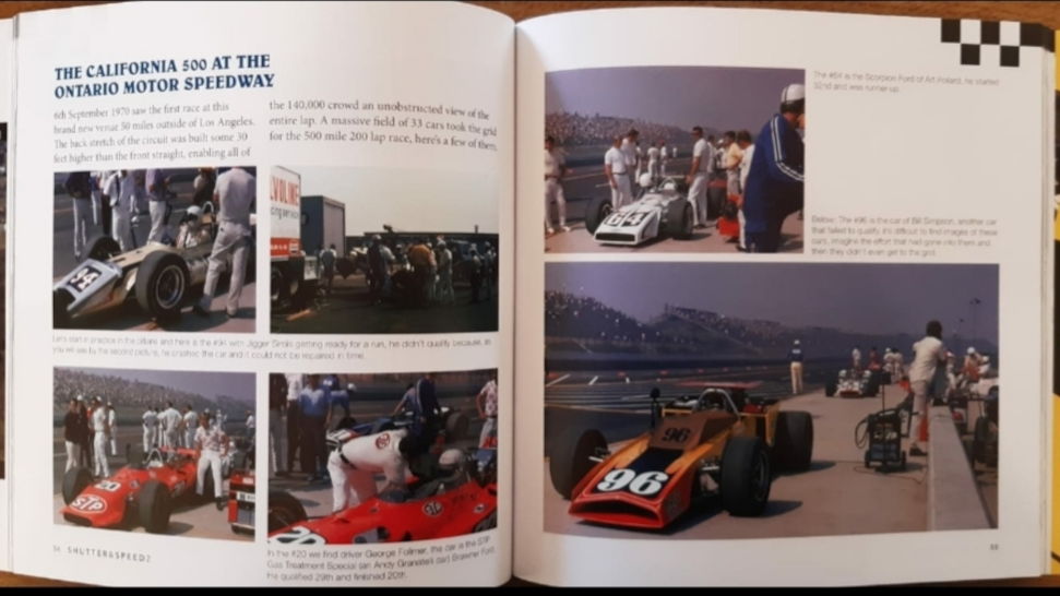 Pages from the book 'Shutter & Speed Volume 2'.