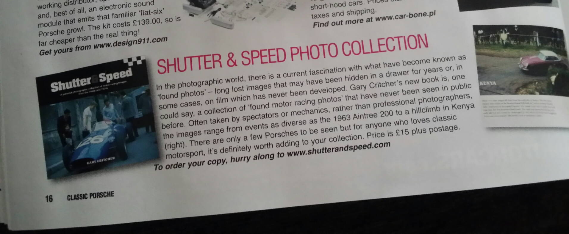 A review of the book 'Shutter & Speed Volume 1'.
